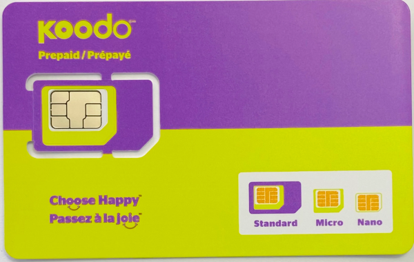 0245 Triple Combo SIM Card - Koodo Mobile - GuentherTech Inc.