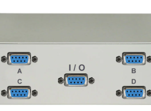 0640 4 Port ABCD DB9 Manual Switch Box