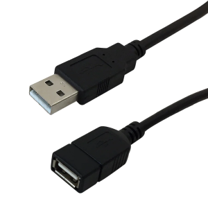 0161 USB 2.0 A Male to A Female Extension Cable - 1ft