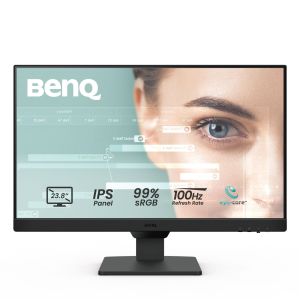 1698 BenQ 24" Monitor w/ Speakers - NEW