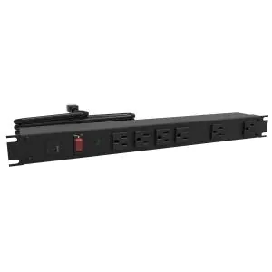 0903 Hammond 6 Outlet Power Strip with Surge Protection - 6ft