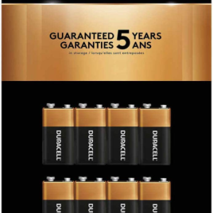 1560 Duracell 9V Alkaline Battery - 8 Pack