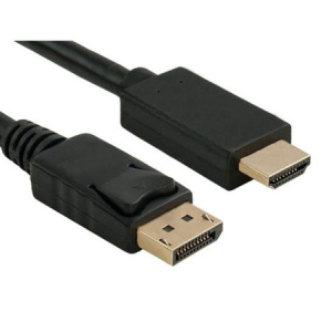 0985 DisplayPort Male to HDMI Male Cable w/Audio - 6ft