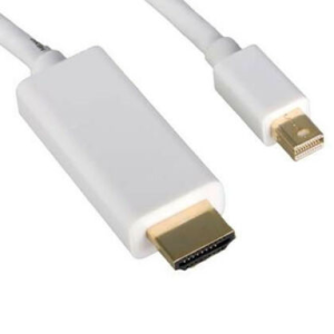 0416 Mini DisplayPort Male to HDMI Male Cable w/Audio - 6ft