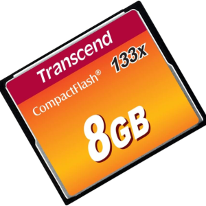 1653 Transcend 8GB 133X CompactFlash Memory Card