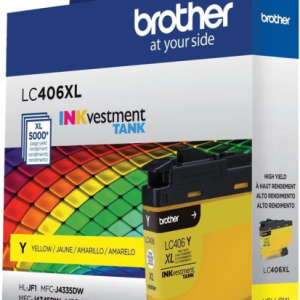 1487 Brother INKvestment LC406XL Original High Yield Ink Cartridge - Yellow