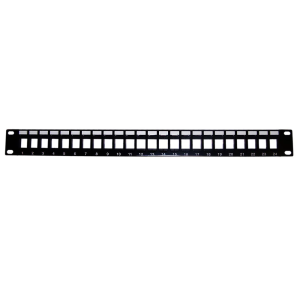 1701 24-Port CAT6 Patch Panel Unloaded