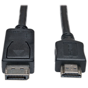 0989 DisplayPort Male to HDMI Male Cable w/Audio - 15ft