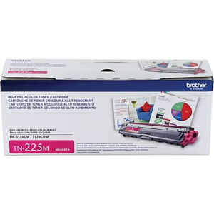 0722 Brother TN225 High Yield Original LaserJet Toner Cartridge - Magenta
