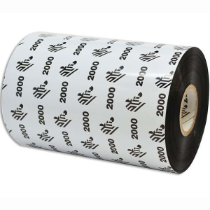 1377 Zebra Thermal Transfer 2000 Standard Wax Ribbon - 1 Roll