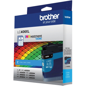 1488 Brother INKvestment LC406XL Original High Yield Ink Cartridge - Cyan