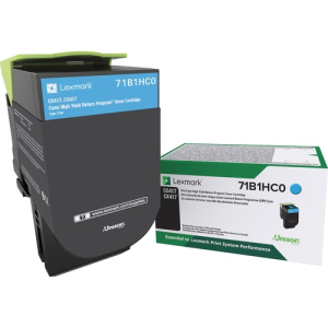 1119 Lexmark CS/CX417/517 HY Original LaserJet Toner Cartridge - Cyan