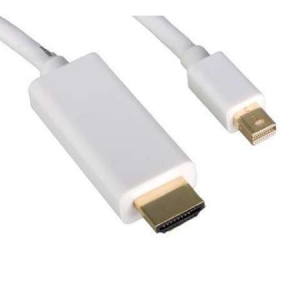 0415 Mini DisplayPort Male to HDMI Male Cable w/Audio - 10ft