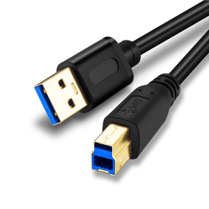 0211 USB 3.0 A Male to B Male SuperSpeed Cable - 3ft