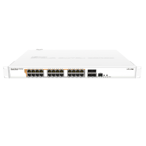 0932 MikroTik CRS328 24 Port Gigabit Managed Ethernet Switch w/PoE