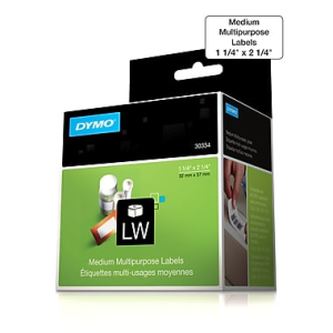 1154 Dymo Original 2-1/4"x1-1/4" Multipurpose Labels - 1 Roll