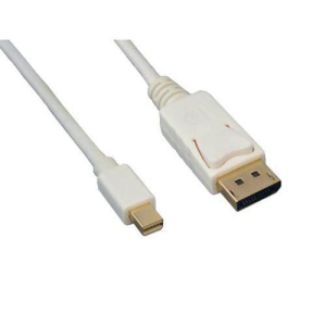 0434 Mini DisplayPort Male to DisplayPort Male Cable w/Audio - 6ft