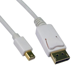 0953 Mini DisplayPort Male to DisplayPort Male Cable w/Audio - 10ft