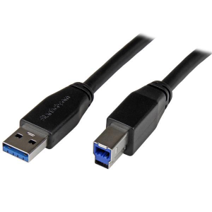 0206 USB 3.0 A Male to B Male Cable - 10ft