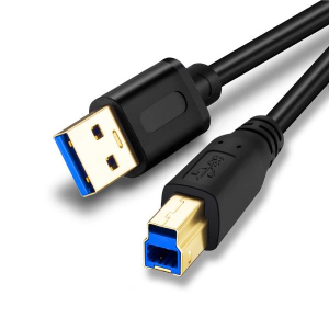 0215 USB 3.0 A Male to B Male SuperSpeed Cable - 15ft