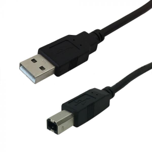 0217 USB 2.0 A Male to B Male Hi-Speed Cable - 3ft
