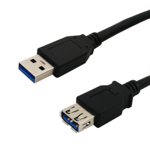 0994 USB 3.0 A Male to A Female SuperSpeed Cable 10ft - Black
