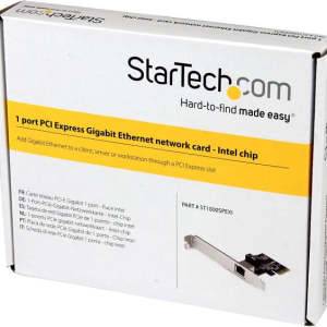 0441 StarTech 1 Port Intel I210 NIC PCIe Gigabit NIC Ethernet Network Card