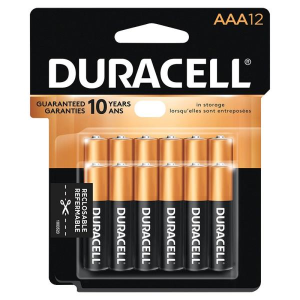 1411 Duracell AAA Alkaline Battery - 12 Pack