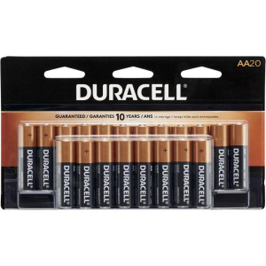 1412 Duracell AA Alkaline Battery - 20 Pack