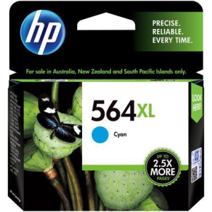 0281 HP 564XL High Yield Original Ink Cartridge - Cyan