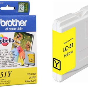 0588 Brother LC51Y Original Ink Cartridge - Yellow