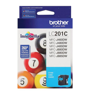 1052 Brother LC201C Original Ink Cartridge - Cyan