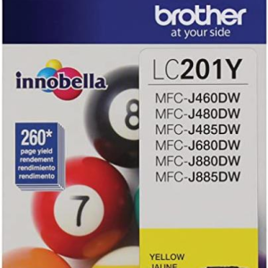 1068 Brother LC201Y Original Ink Cartridge - Yellow