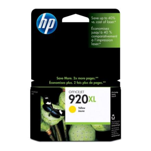 1113 HP 920XL High Yield Original Ink Cartridge - Yellow