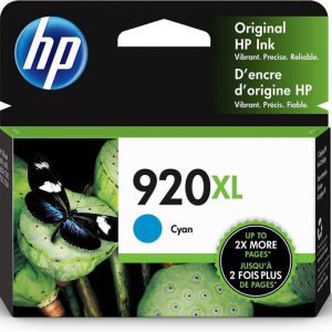 1114 HP 920XL High Yield Original Ink Cartridge - Cyan