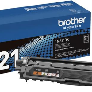 0448 Brother TN221BK Original LaserJet Toner Cartridge - Black