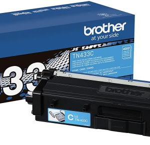 0491 Brother TN433C Original LaserJet Toner Cartridge - Cyan