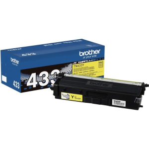 0497 Brother TN433Y Original LaserJet Toner Cartridge - Yellow