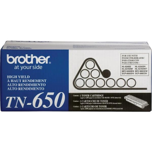 0548  Brother TN650 Original LaserJet Toner Cartridge - Black