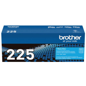 0721 Brother TN225 High Yield Original LaserJet Toner Cartridge - Cyan