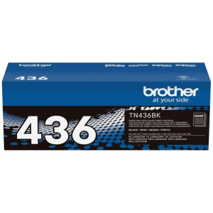 1436 Brother TN436BK Original LaserJet Toner Cartridge - Black